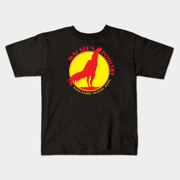 Mai See's Poultry Kids T-Shirt by Culture Clash Creative